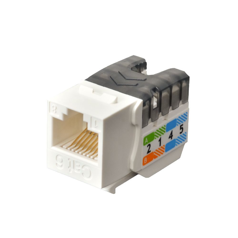 Unshielded Cat 6 Keystone Jack